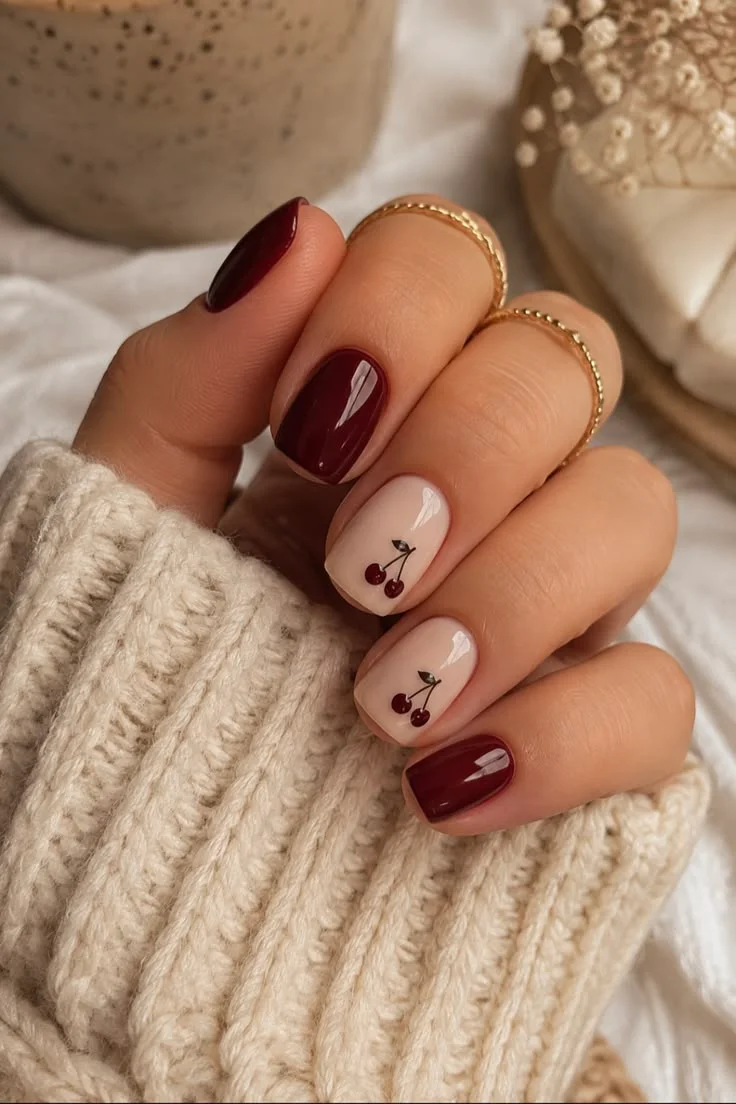 màu nail đơn giản