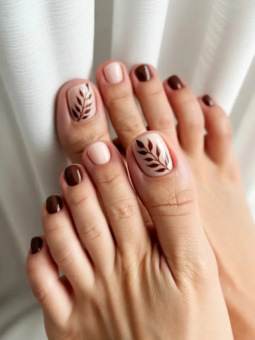 nail chân đơn giản