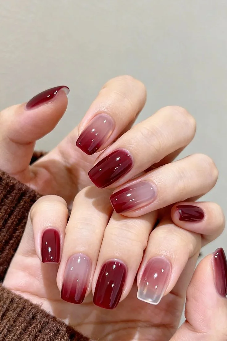 mẫu nail sơn thạch đơn giản
