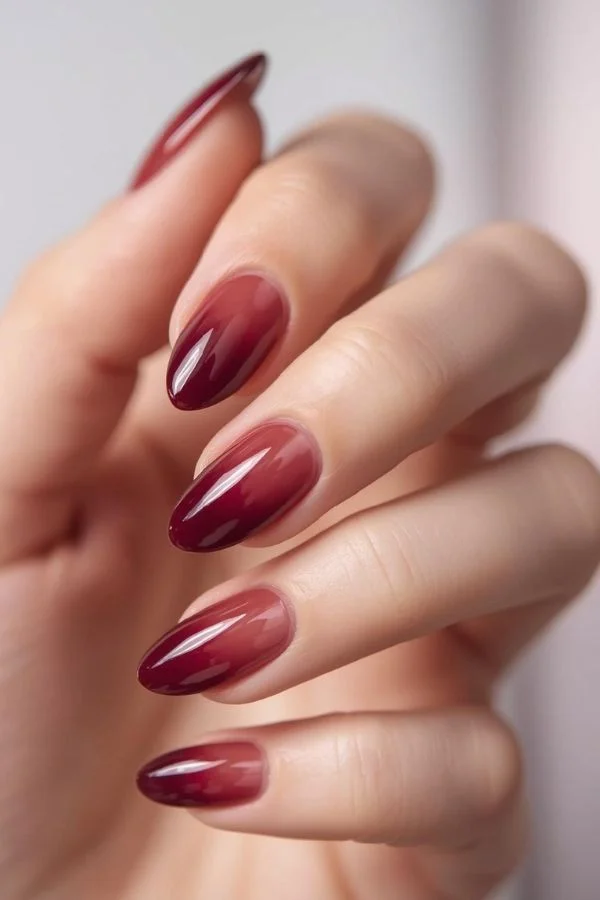 Mẫu nail ombre đơn giản