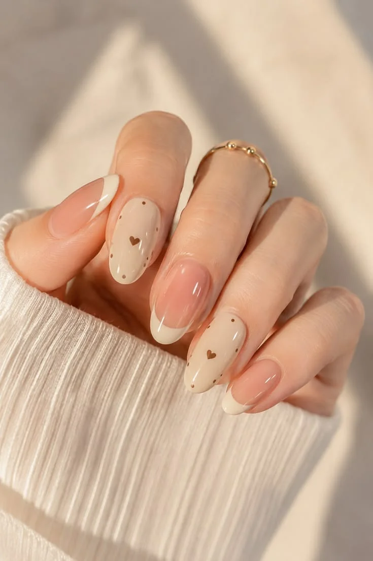 màu nail đơn giản