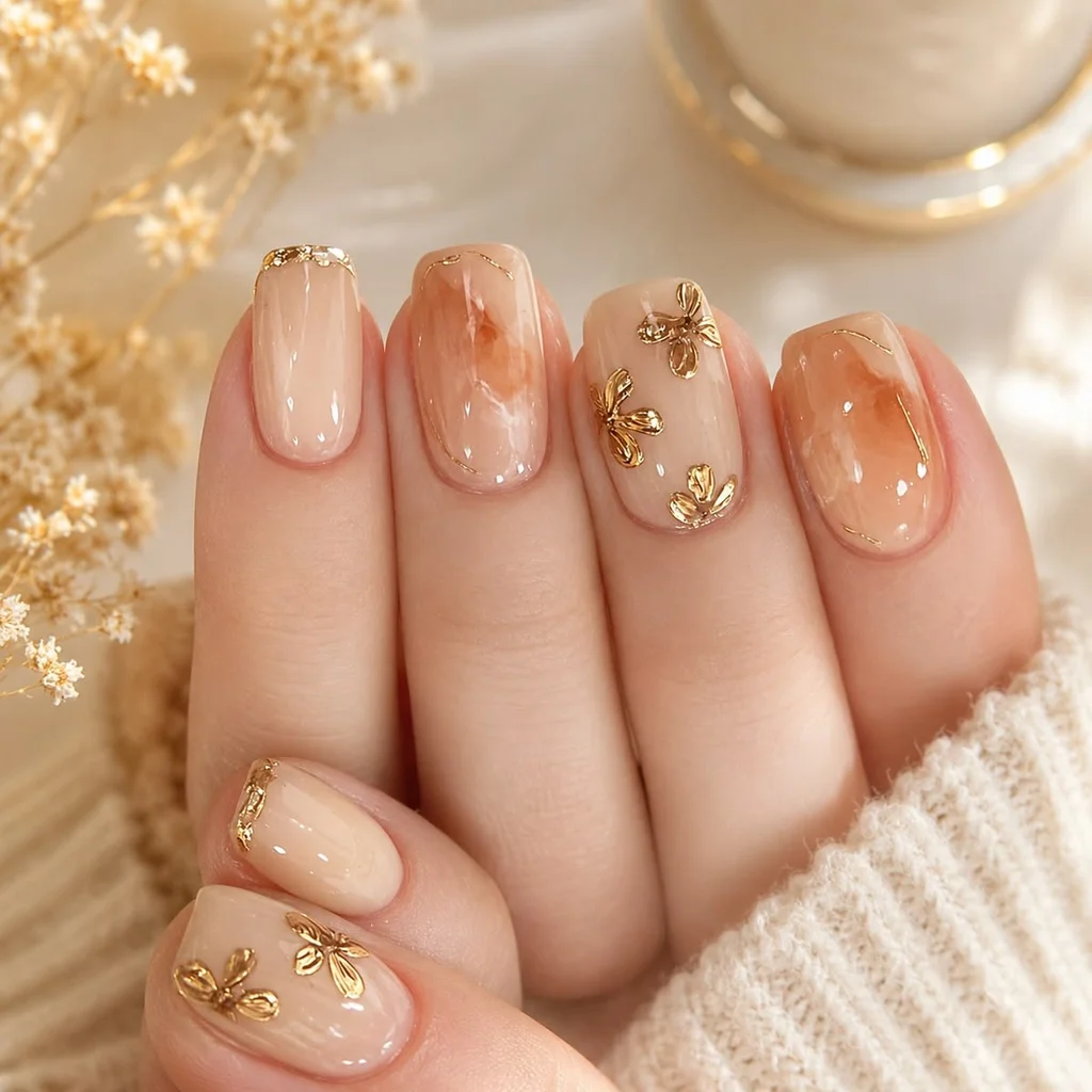 màu nail đơn giản làm sáng da