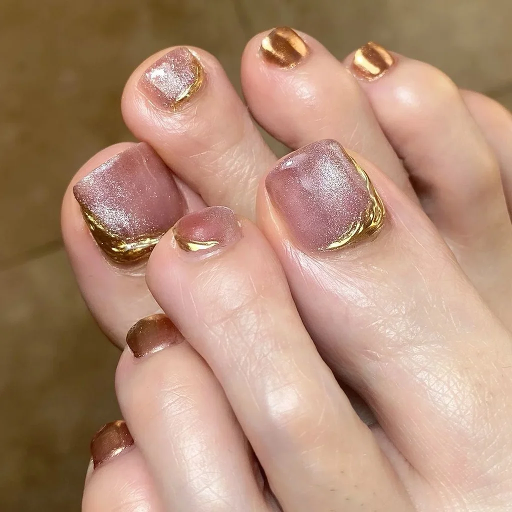 nail chân đơn giản