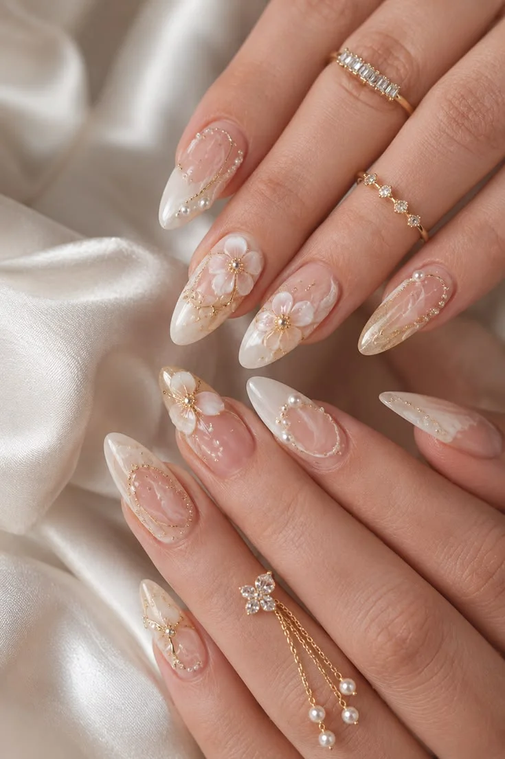 mẫu nail đơn giản sang trọng
