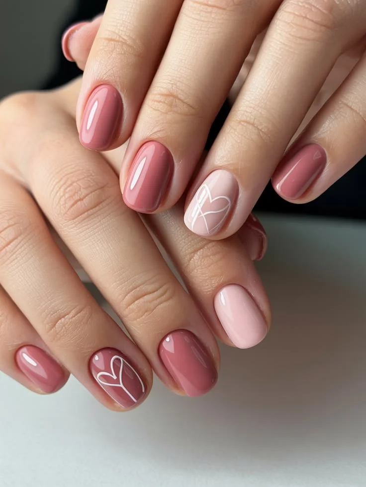 màu nail đơn giản