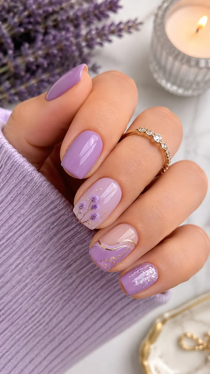 màu nail đơn giản