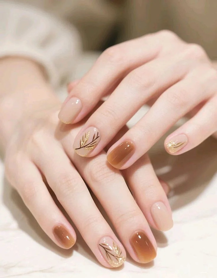 mẫu nail đơn giản cho móng ngắn