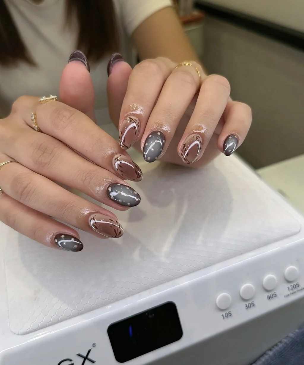 mẫu nail đơn giản