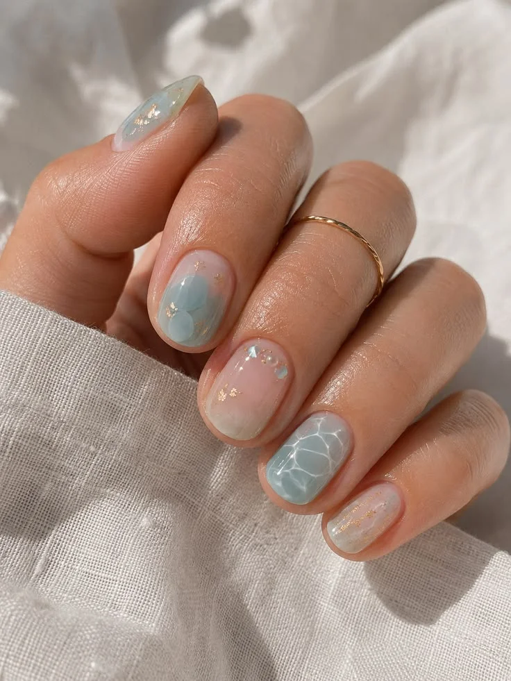 mẫu nail đơn giản cho móng ngắn