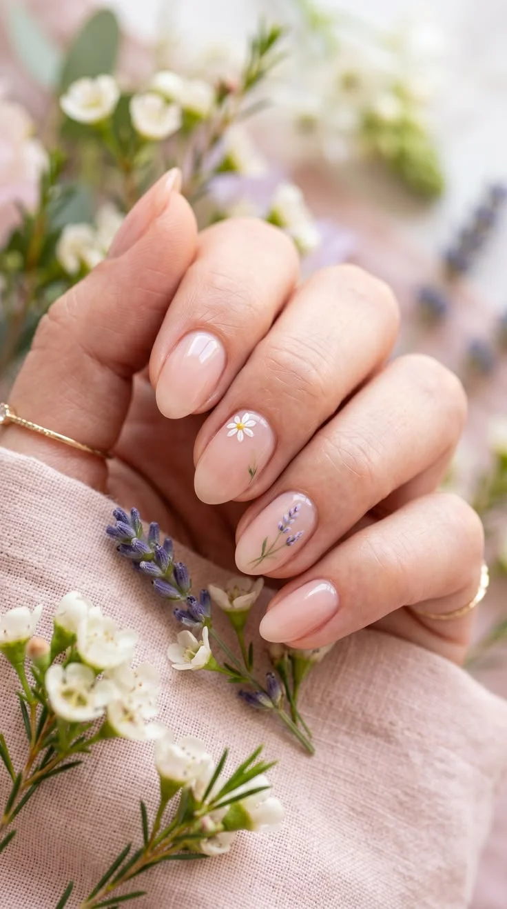 mẫu nail ngắn đơn giản