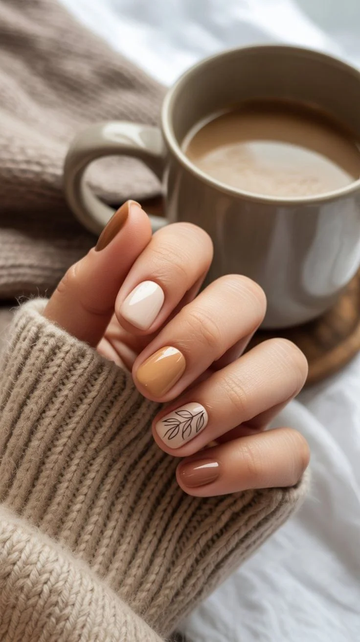 mẫu nail ngắn đơn giản