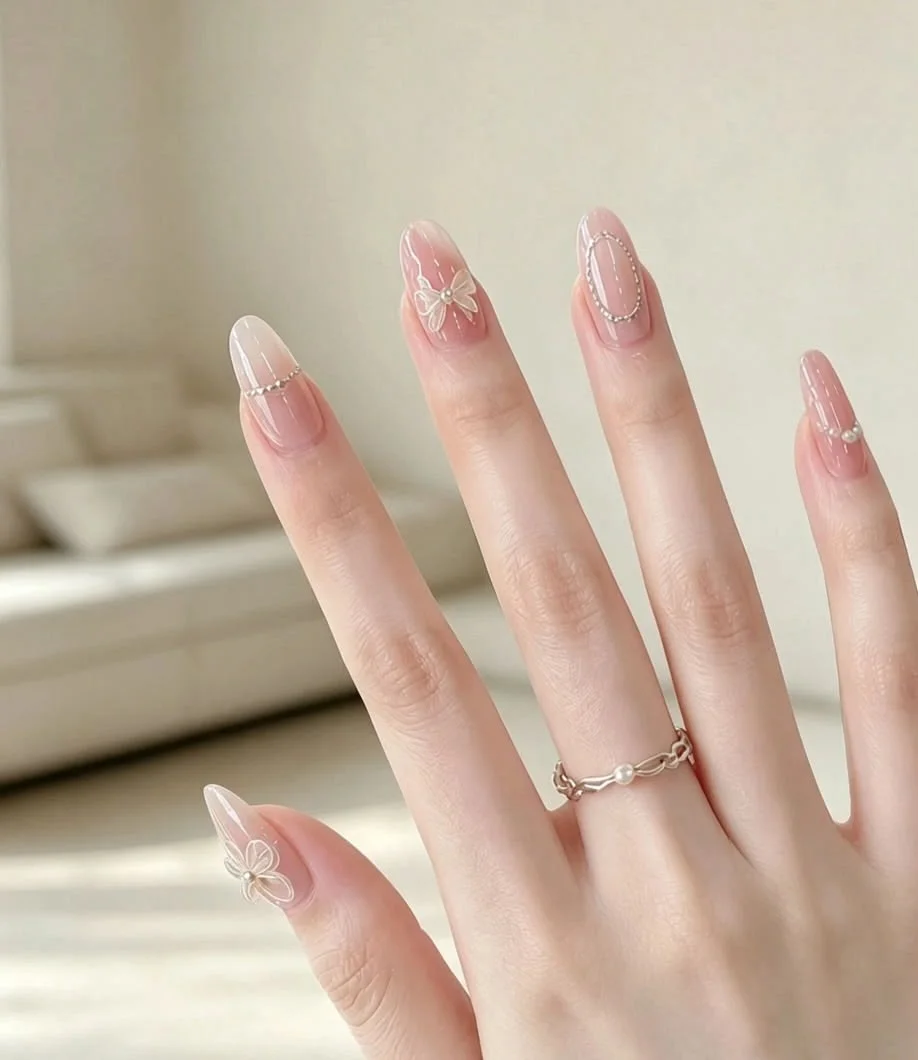 những mẫu nail đẹp đơn giản