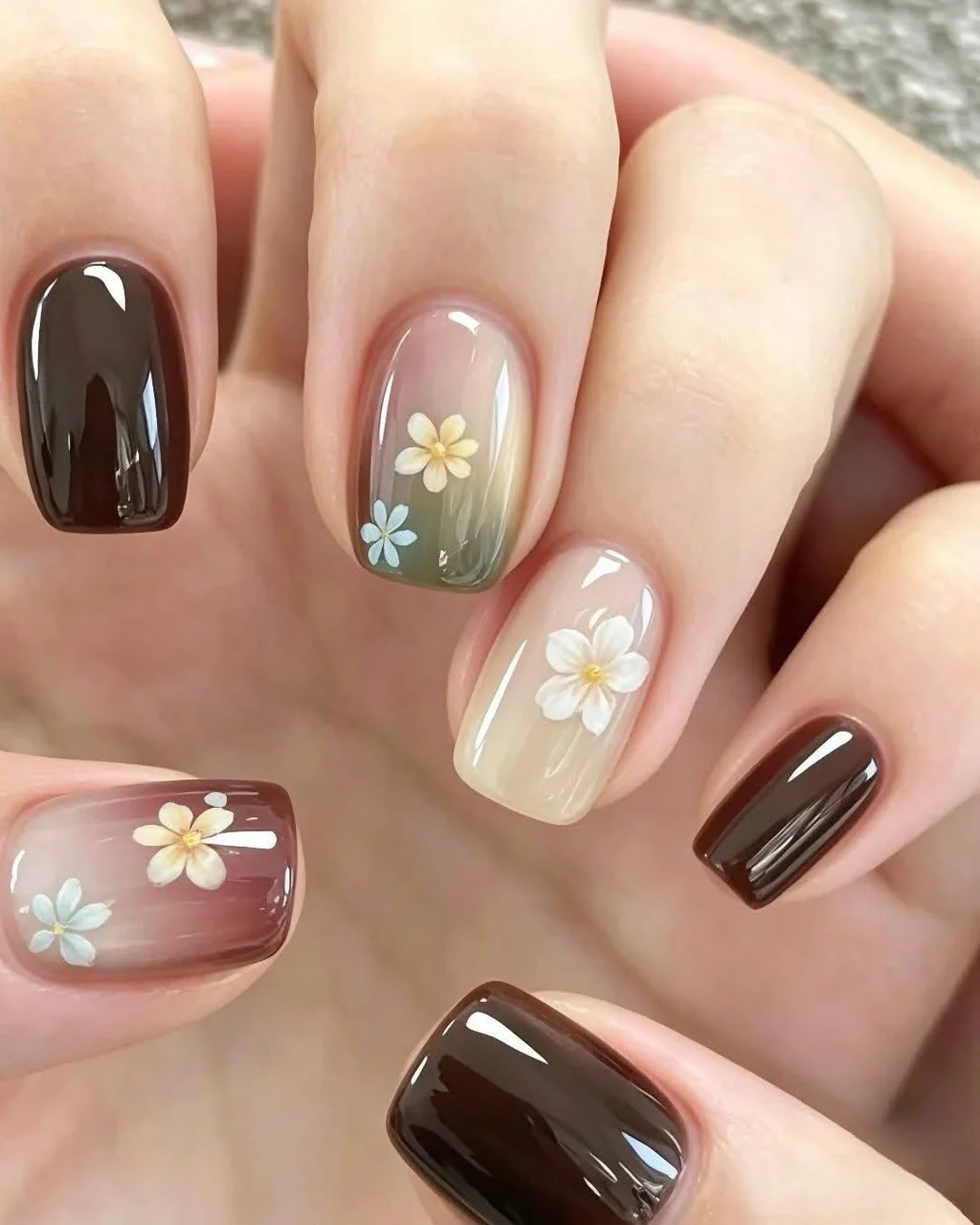 mẫu nail đơn giản cho móng ngắn