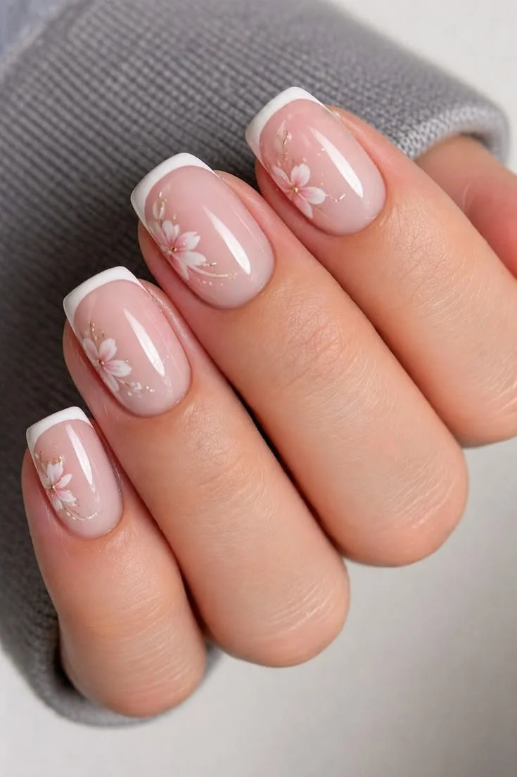 mẫu nail đơn giản cho móng ngắn