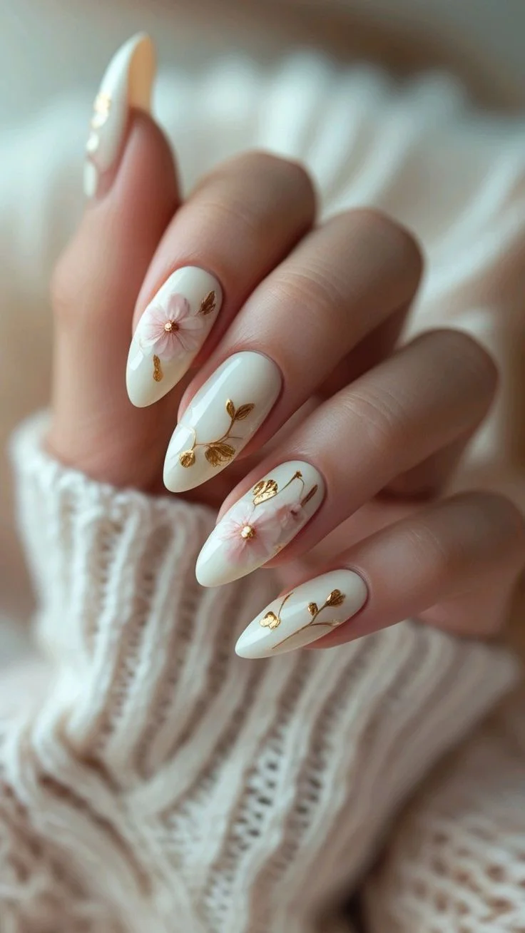 Mẫu nail tay đơn giản nhẹ nhàng