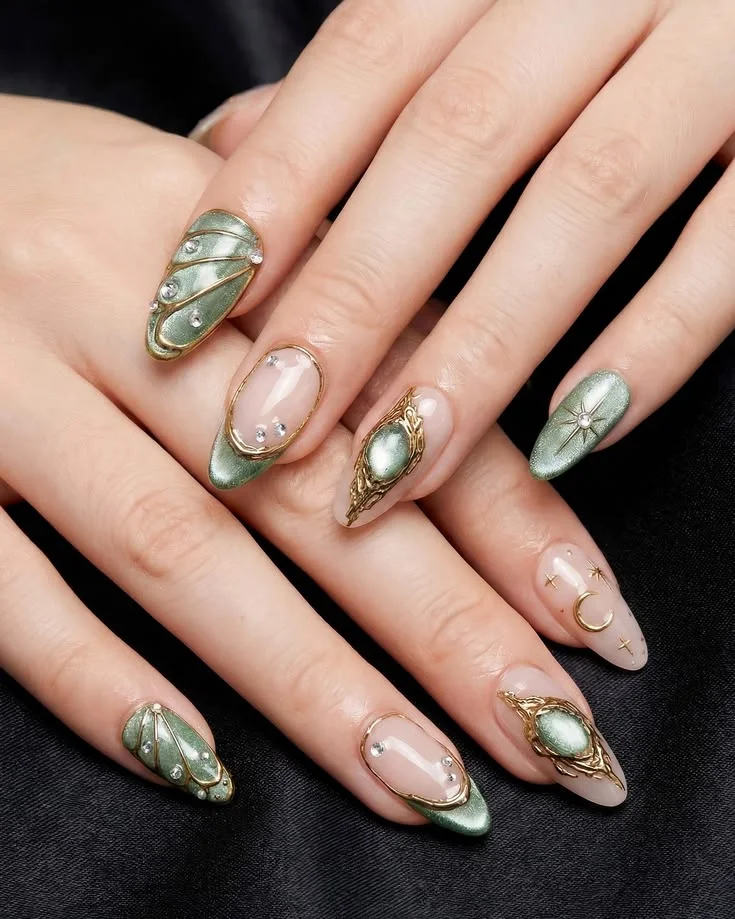 nail tay đơn giản