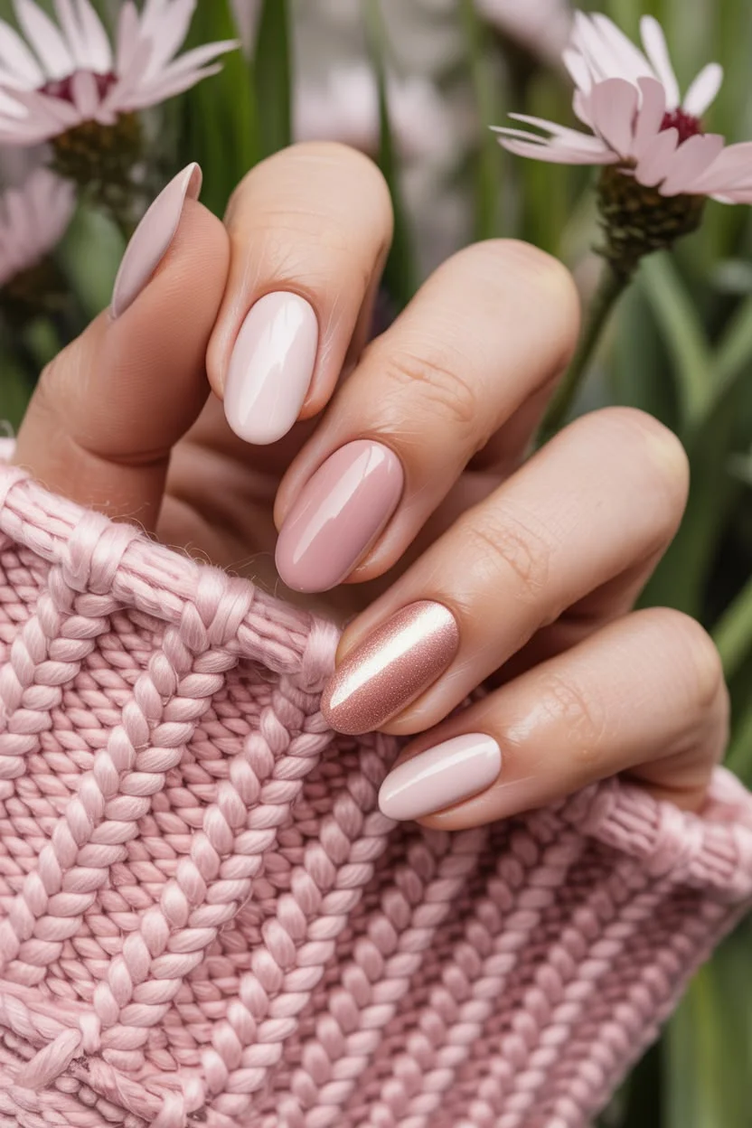 Mẫu nail trơn