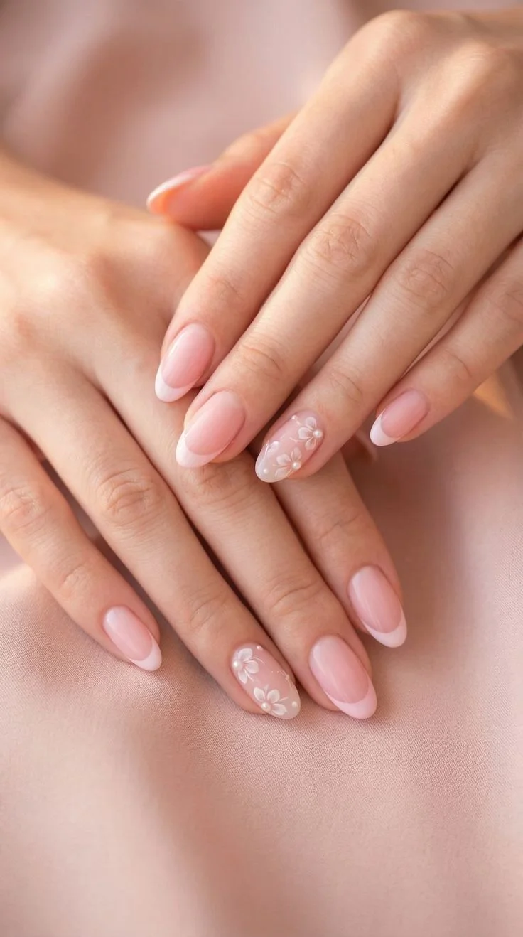 Mẫu nail nhọn đơn giản