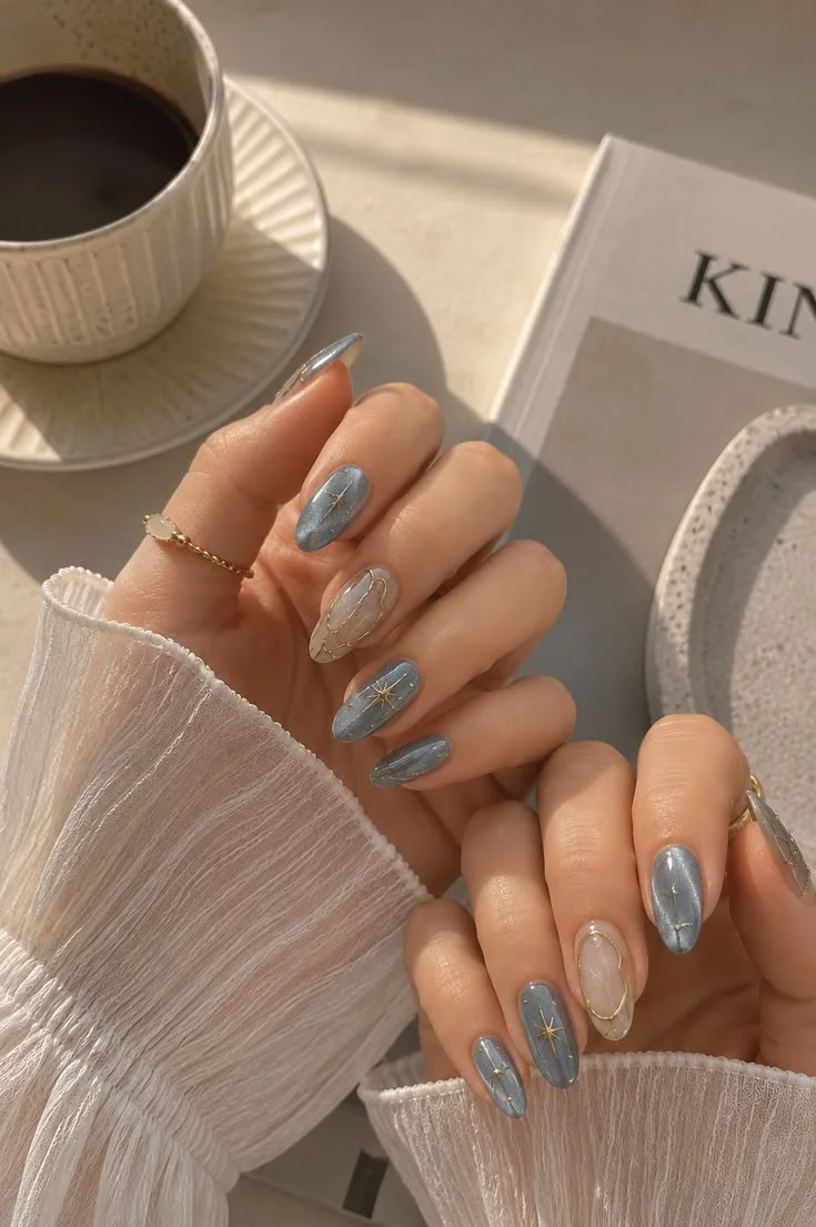 mẫu nail đơn giản sang trọng