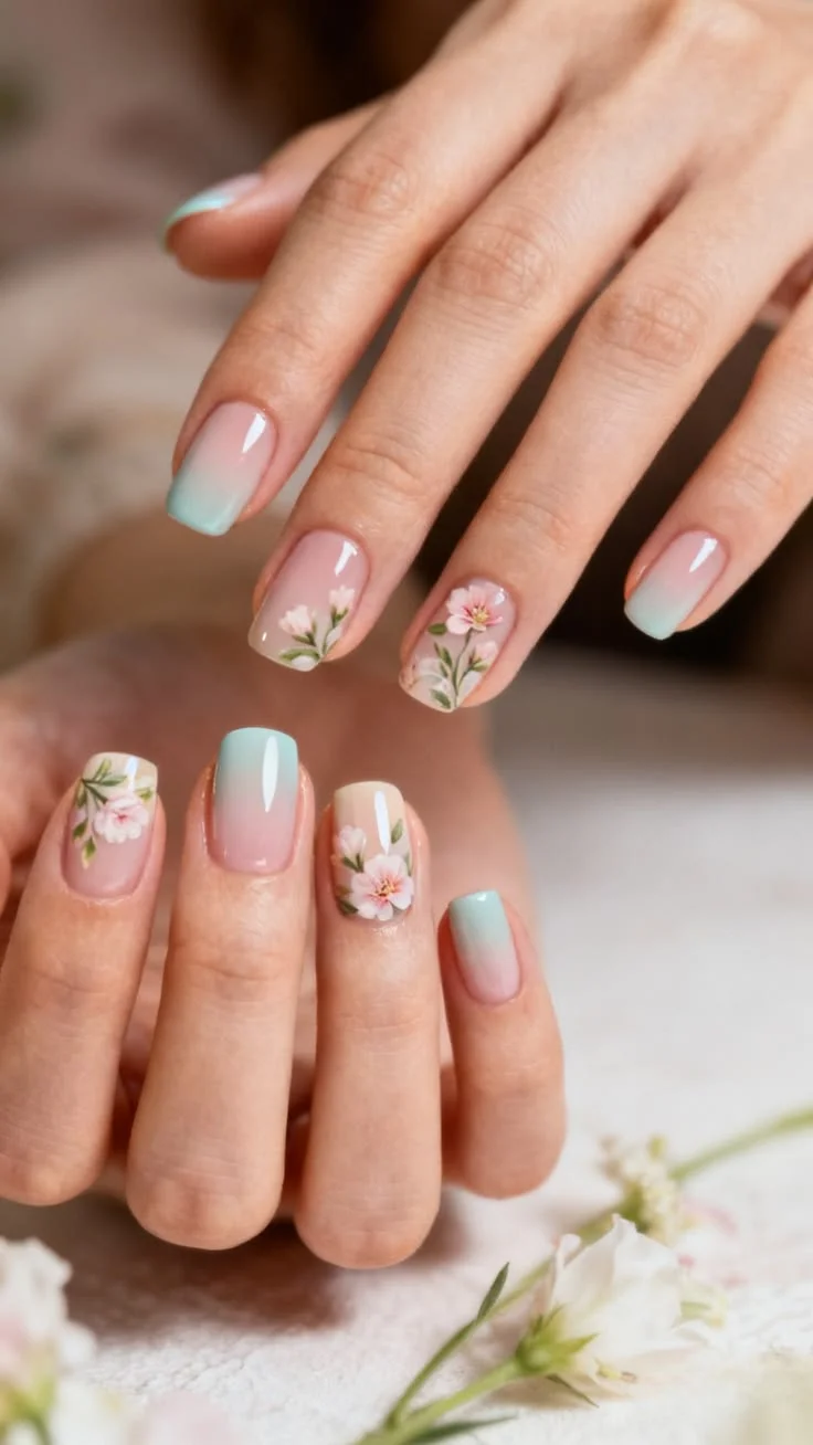 Mẫu nail nhẹ nhàng