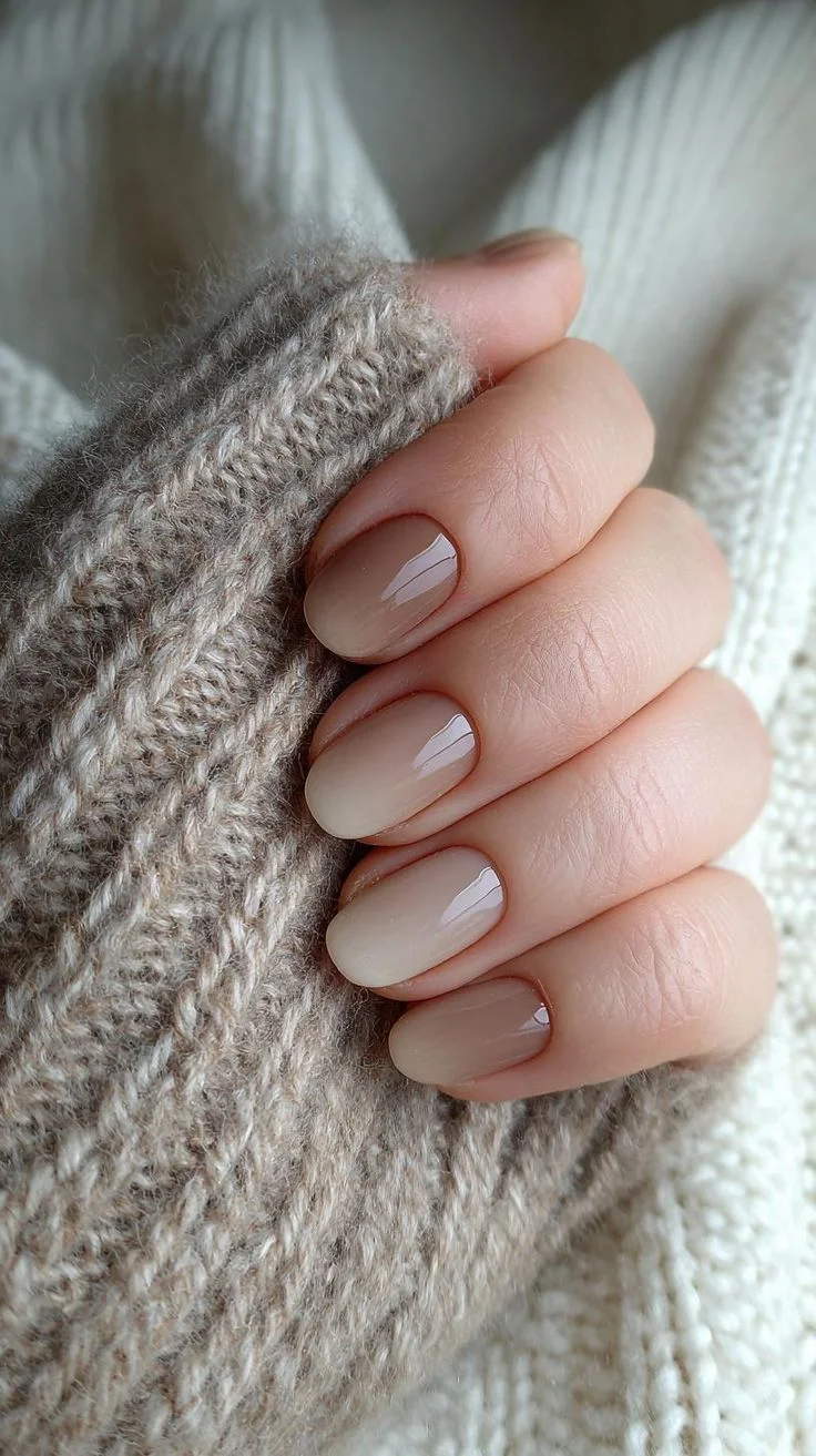 Mẫu nail ombre đơn giản