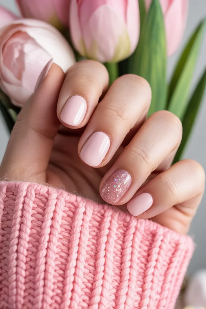 mẫu nail nhẹ nhàng đi học