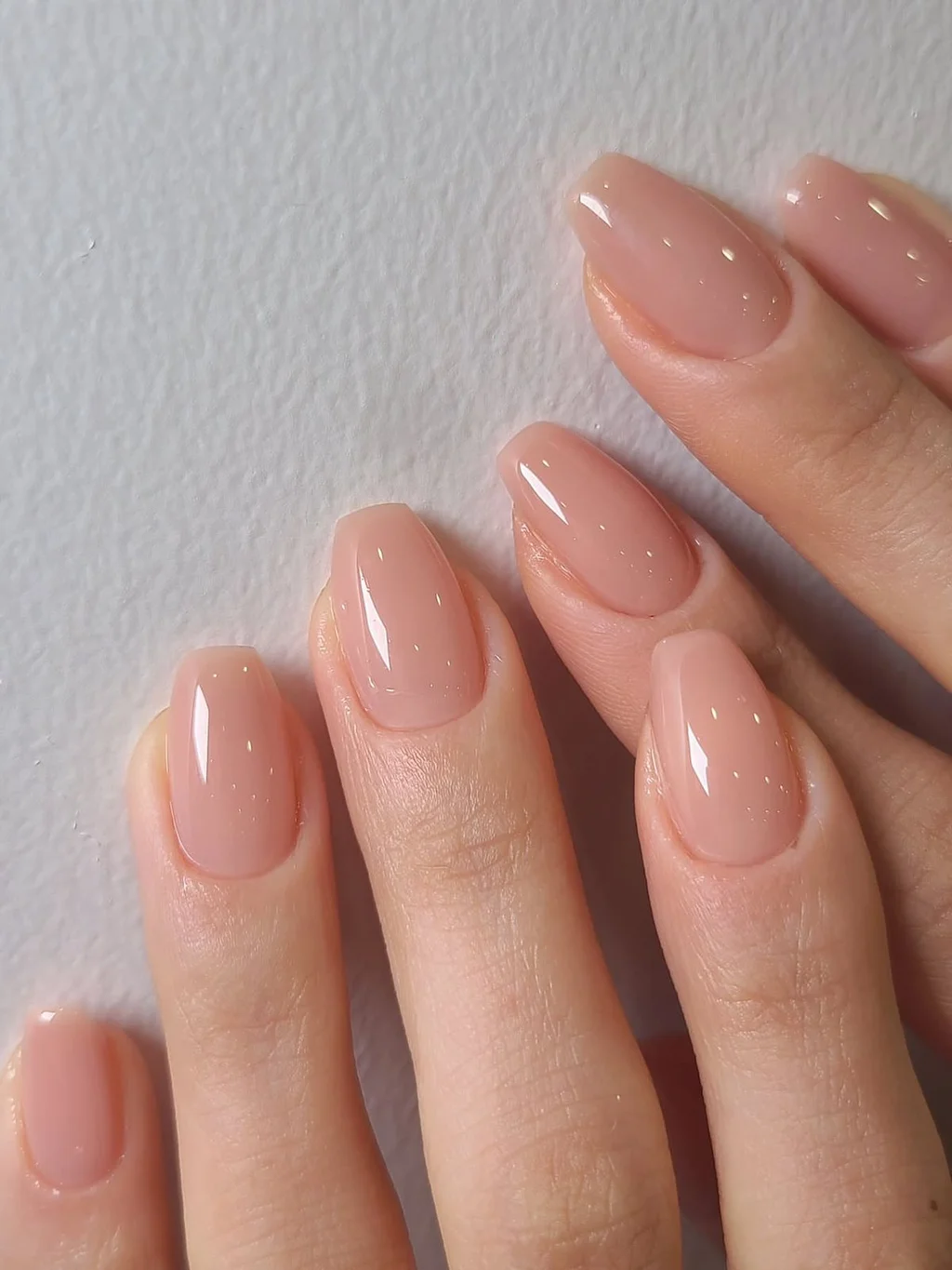 mẫu nail sơn thạch đơn giản