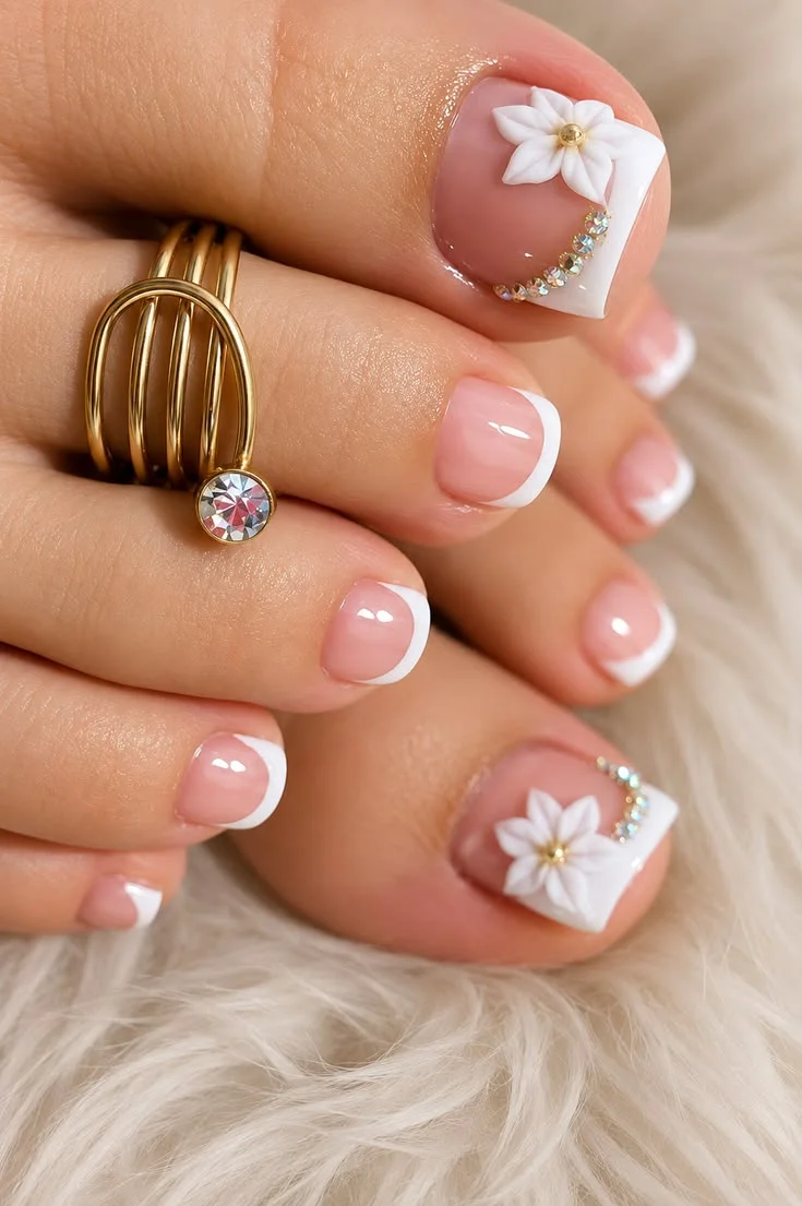 nail chân đơn giản