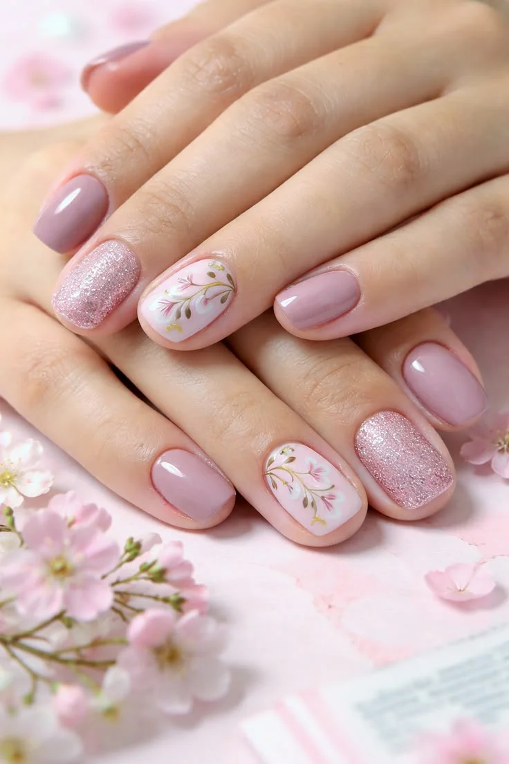 mẫu nail đơn giản cho móng ngắn